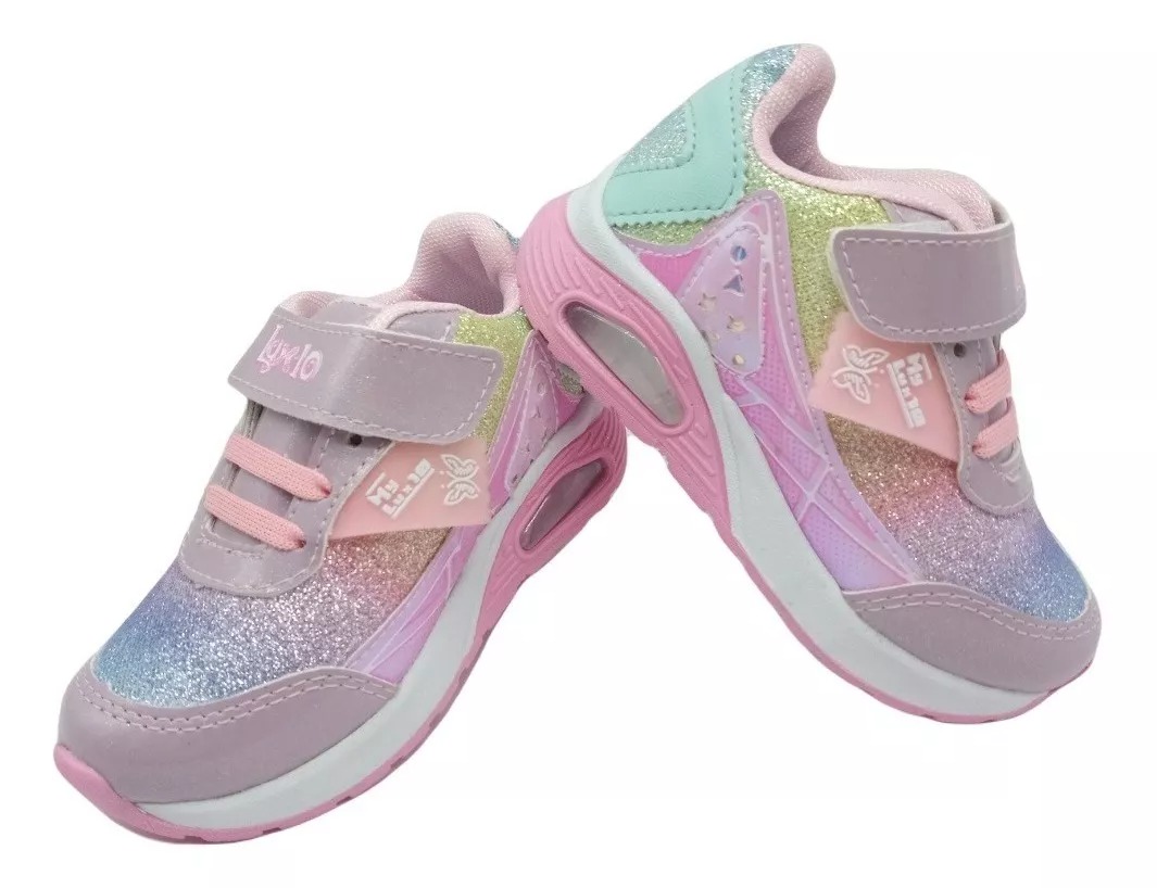 Tenis De Brillos Moda Para Niñas Estilo Urbano Marca Lux 578