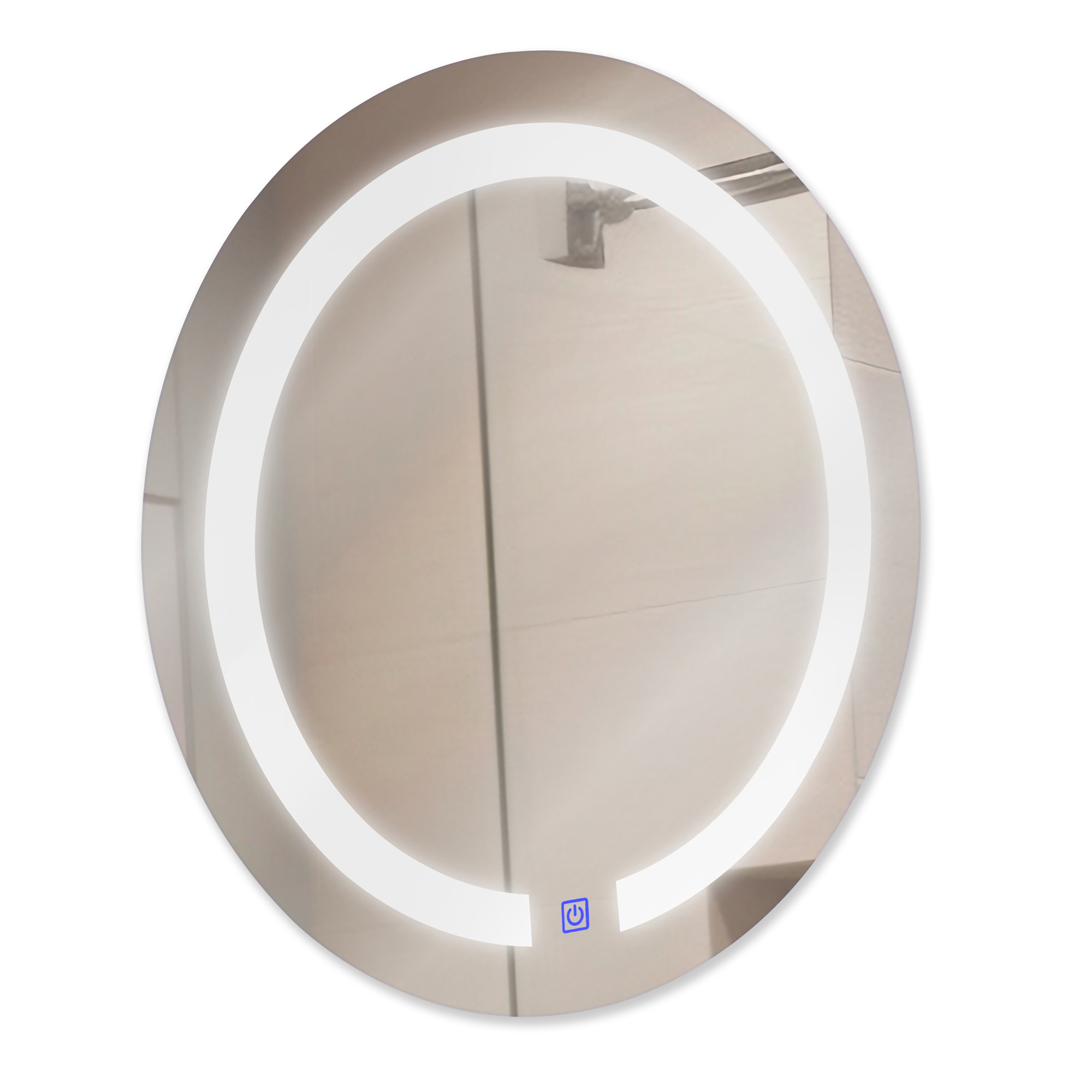 Espejo Redondo De 60cm Con Luz Led Marca Gravita