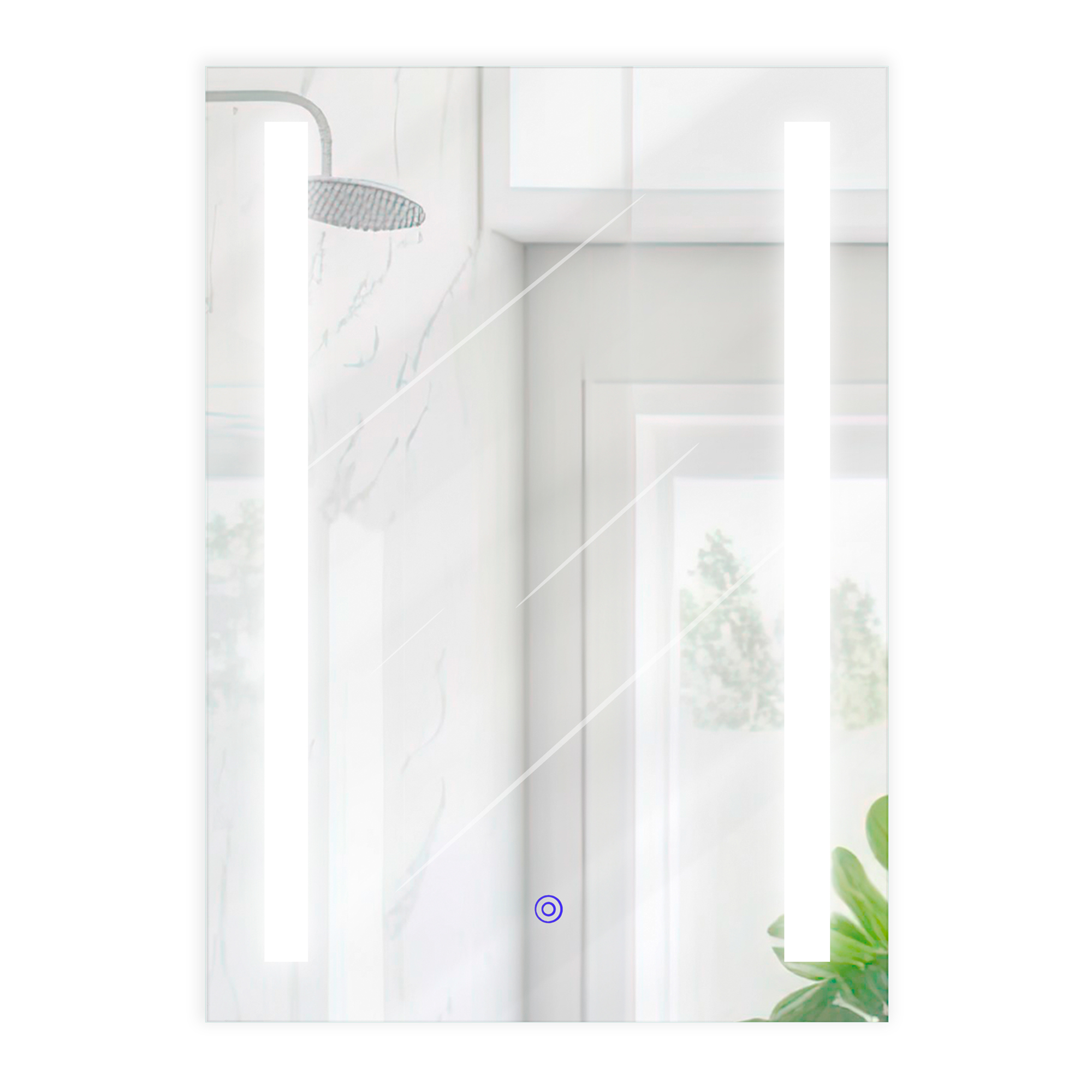 Espejo Rectangular De 50X70cm Con Luz Led Marca Gravita
