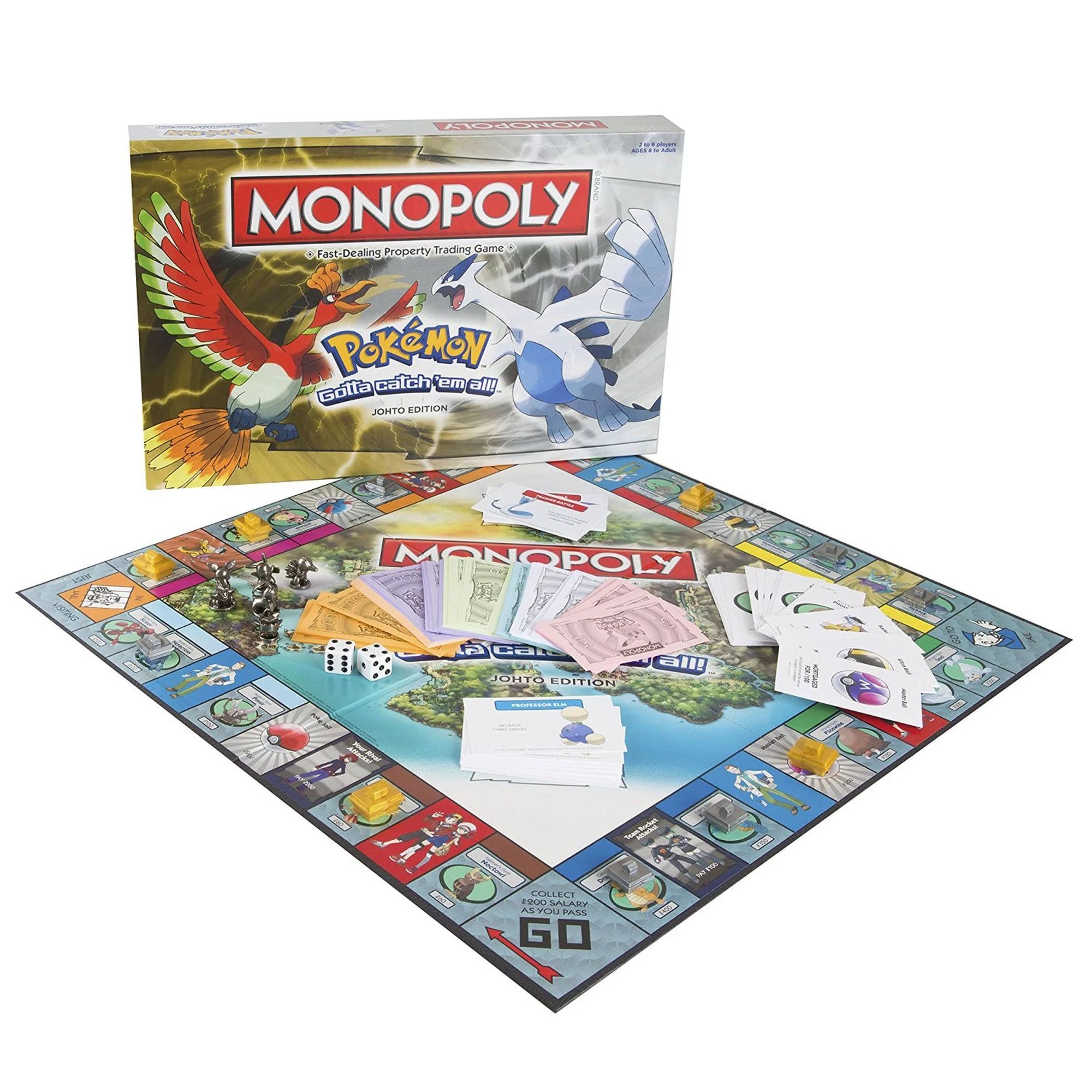 Juego De Mesa Monopoly Edición Especial Pokémon Johto En Inglés