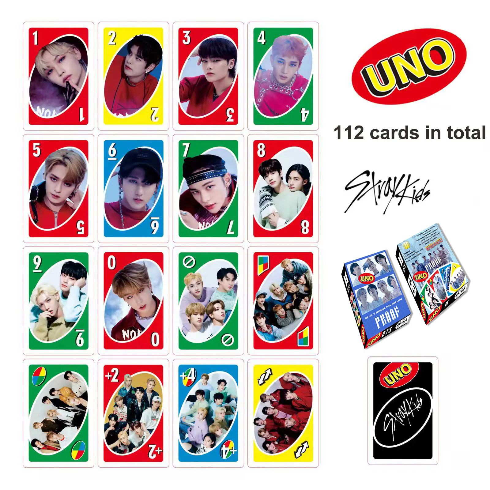Juego de mesa Mattel UNO Edición Especial De Stray Kids