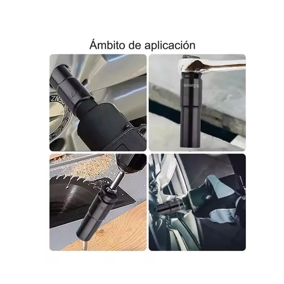 Juego De Dados De Impacto De 1/2 Pulgada 8-32 Mm, 35 Piezas