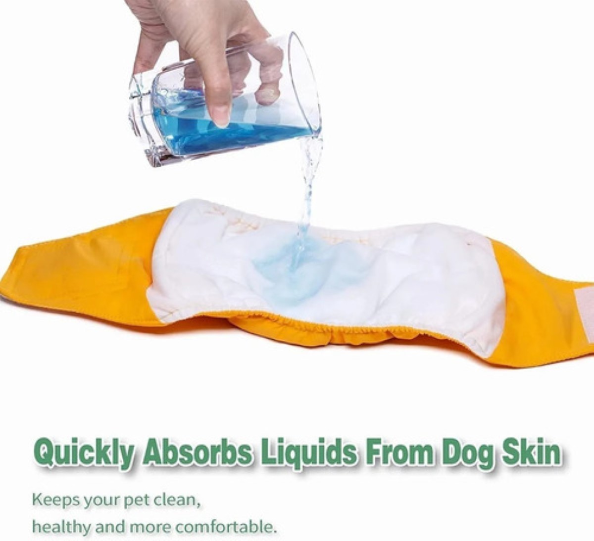 Pañales Reutilizables Lavables Para Perros, Paquete De 3 Pzs Talla L, Colores