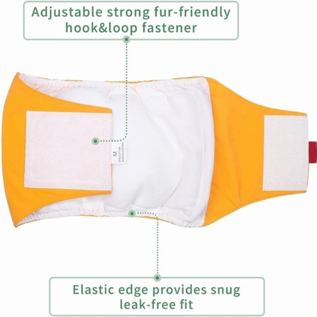 Pañales Reutilizables Lavables Para Perros, Paquete De 3 Pzs Talla L, Colores