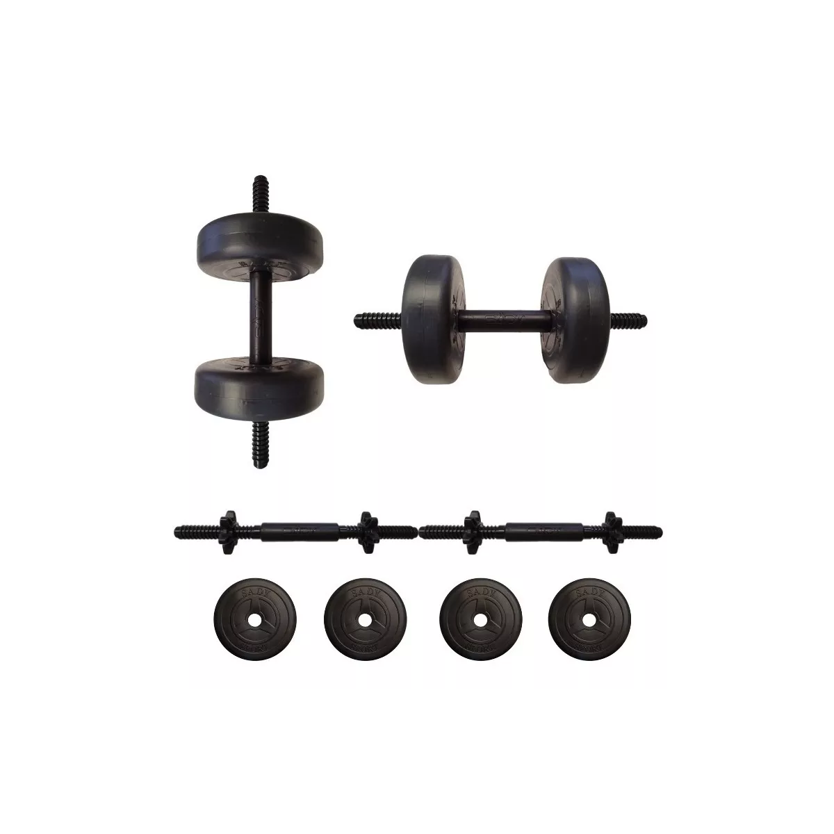  Par 2 Unidades De Mancuernas 5kg Cada Una