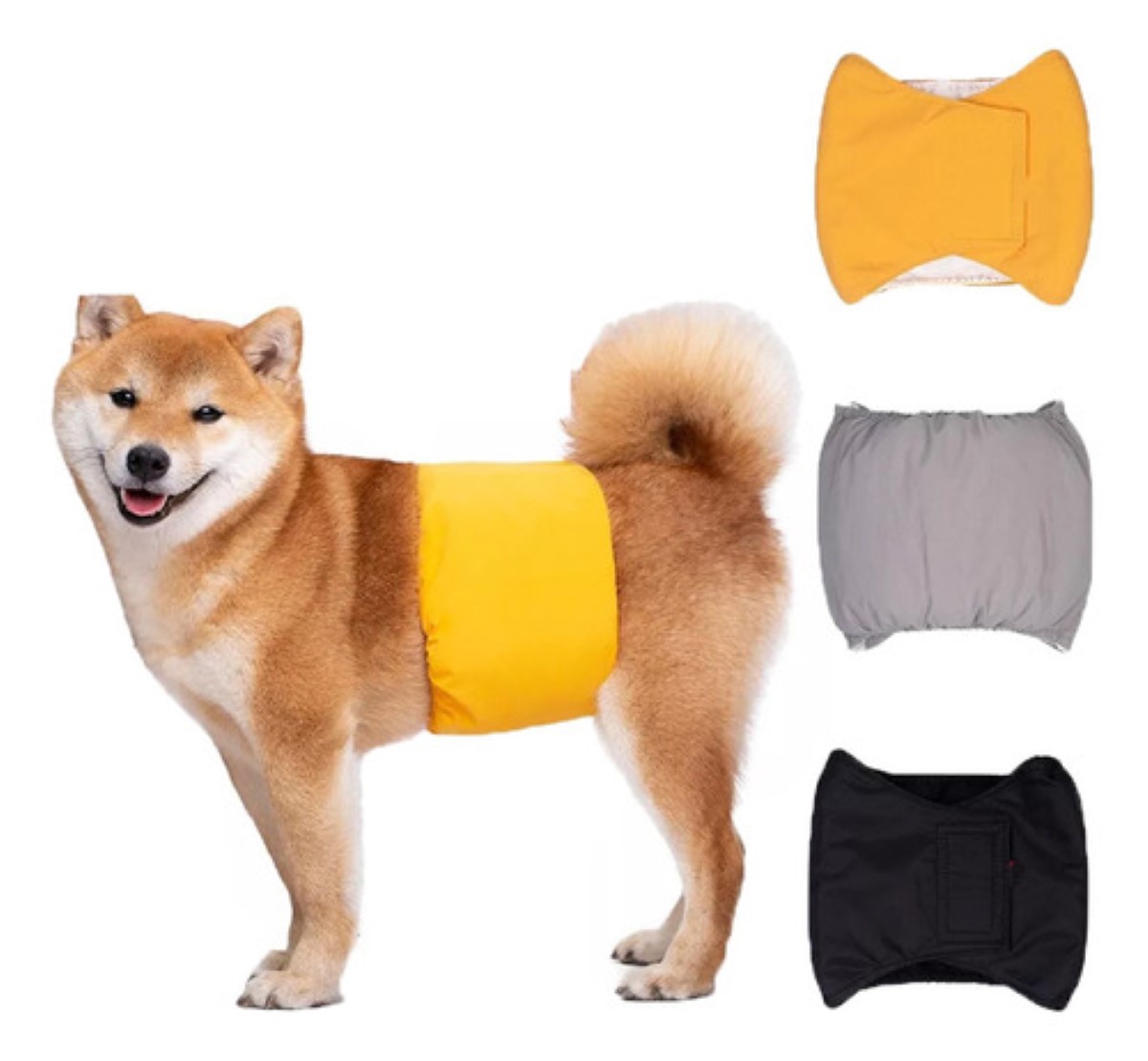 Pañales Reutilizables Lavables Para Perros, Paquete De 3 Uds Talla S