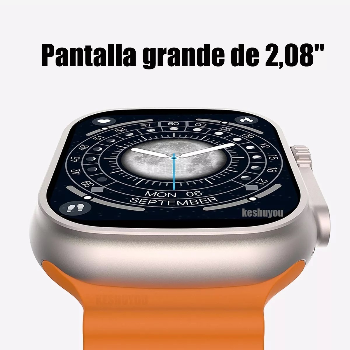 Smartwatch S8 Ultra Max Nfc Serie 8 De 49 Mm Y 2.08 In Deportes Negro