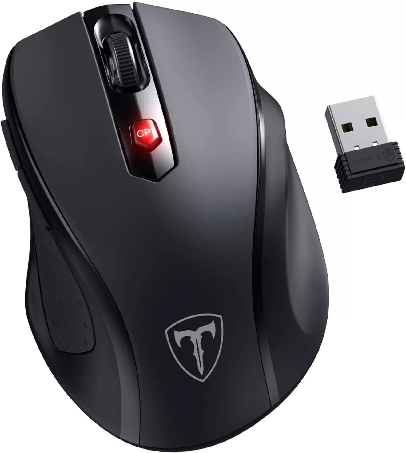 Mouse Inalámbrico De Juego Negro Optico Precisión Exacta D09