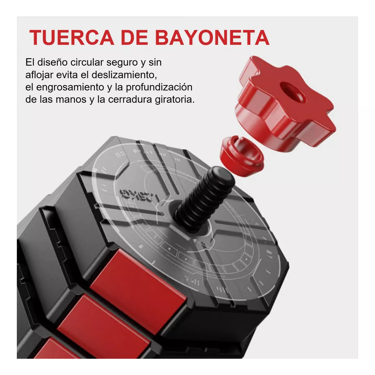 Juego 20 Kg De Barras Ajustables, Pesas Rusas Trajes De Mancuernas