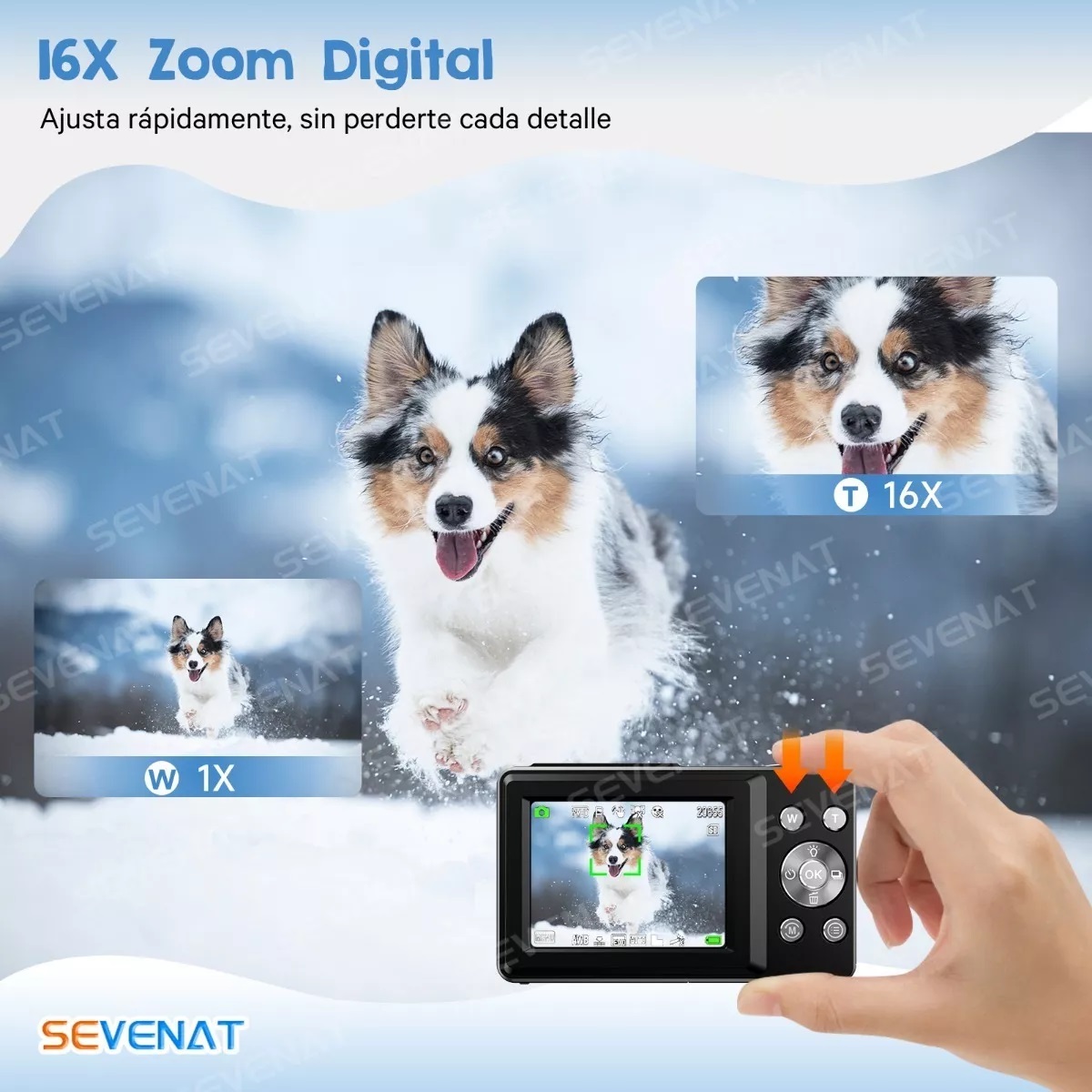 Cámara Digital 1080p 44mp Webcam Filtros Principiantes +32gb Negro