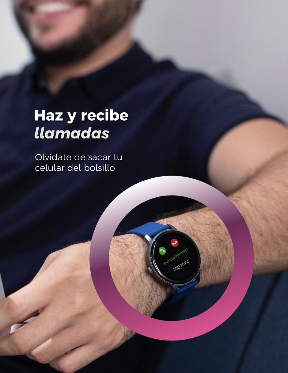 Smartwatch BINDEN ERA One Lite Realiza y Contesta Llamadas Azul