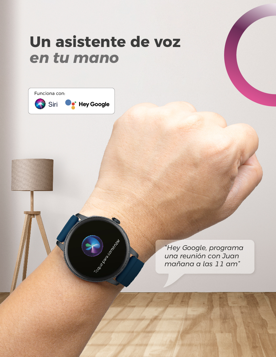 Smartwatch BINDEN ERA One Lite Realiza y Contesta Llamadas Azul