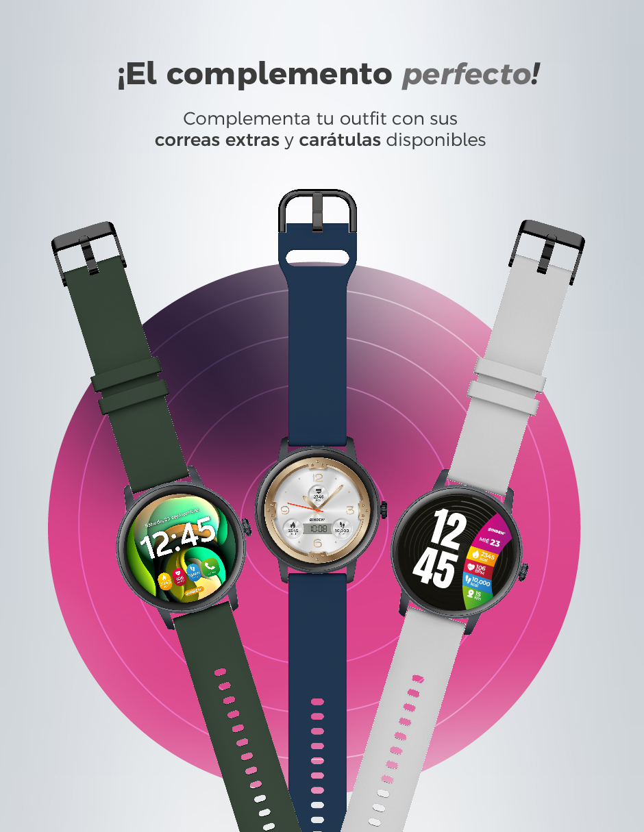 Smartwatch BINDEN ERA One Lite Realiza y Contesta Llamadas Azul