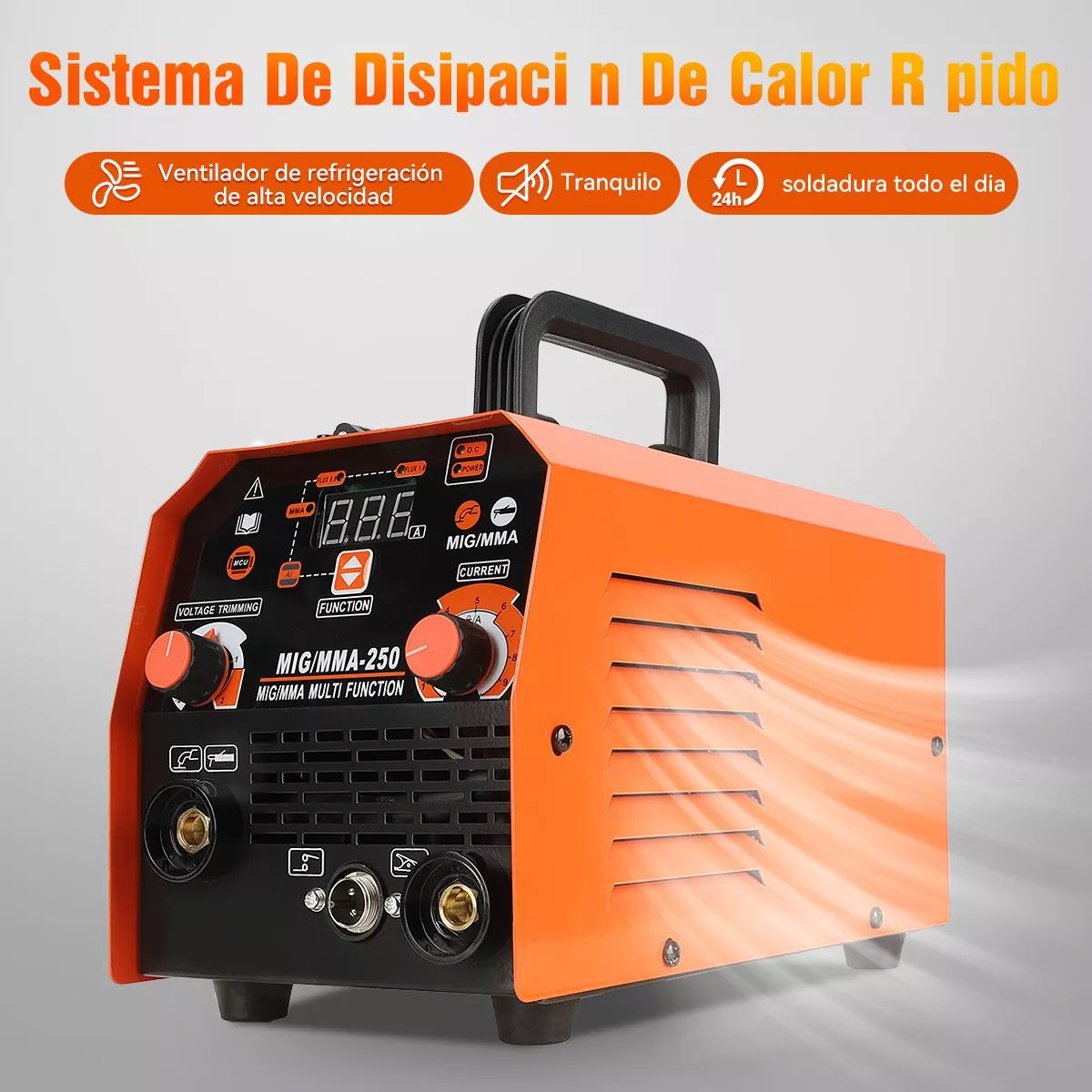 Soldadora Inverter 250a Máquina De Soldar Inversora Mig+mma