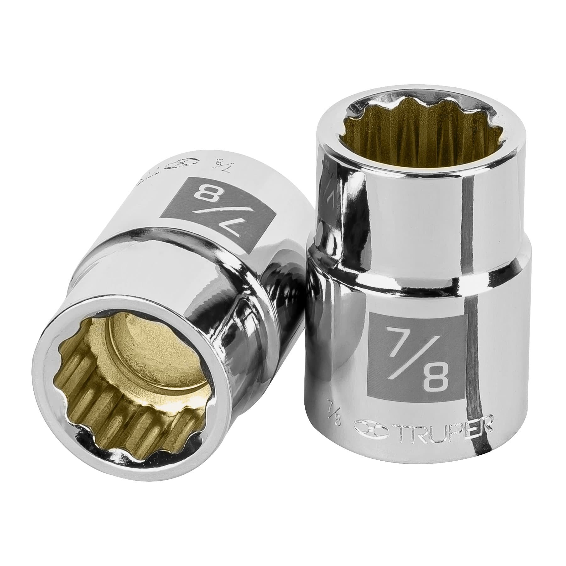 DADO DE 7/8", 12 PUNTAS, CUADRO 3/4", TRUPER 13852