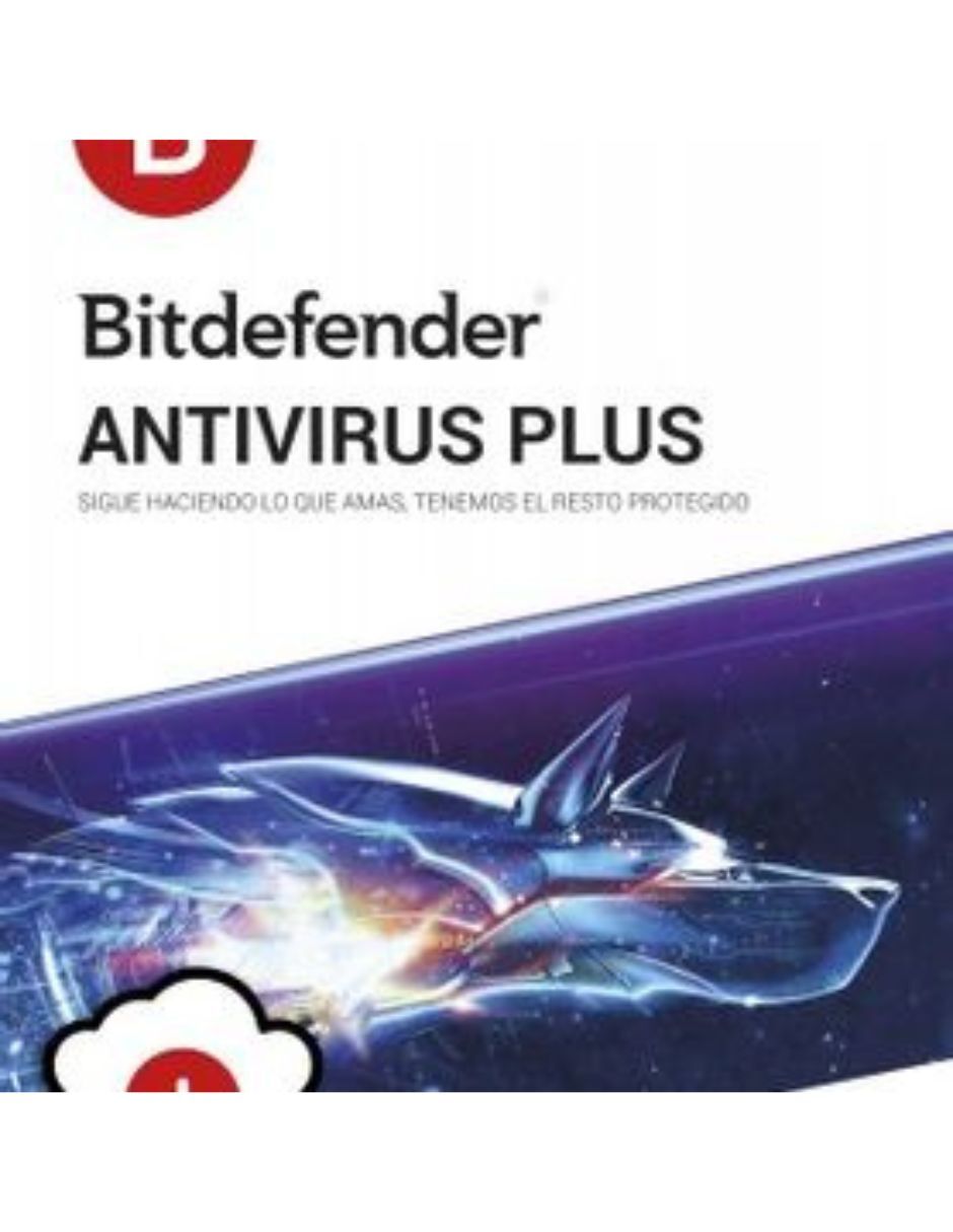 Bitdefender Antivirus Plus - 3 dispositivos | 1 año de Suscripción