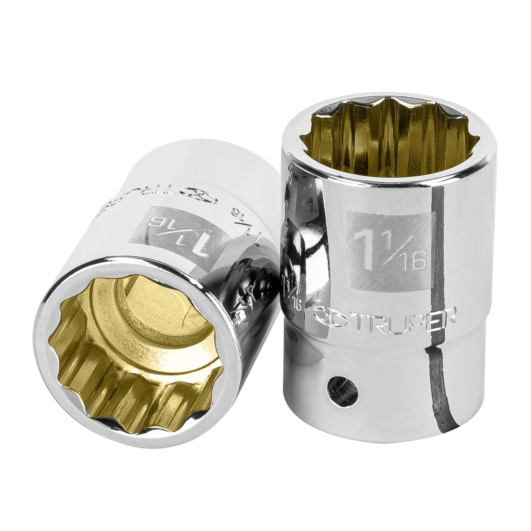 DADO DE 1-1/16", 12 PUNTAS, CUADRO 3/4", TRUPER 13855