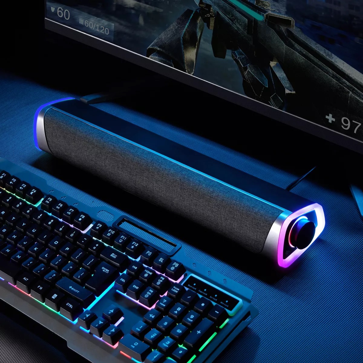 Bocina Bluetooth Sonido Pc/tv Con Wired Usb Subwoofer