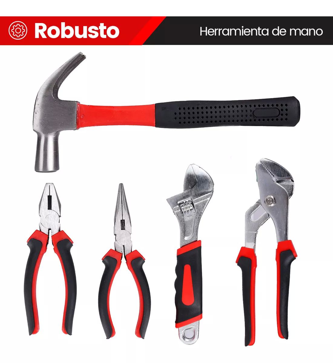 112pzs Juego Herramientas Set Mecánicas Reparación Doméstica.