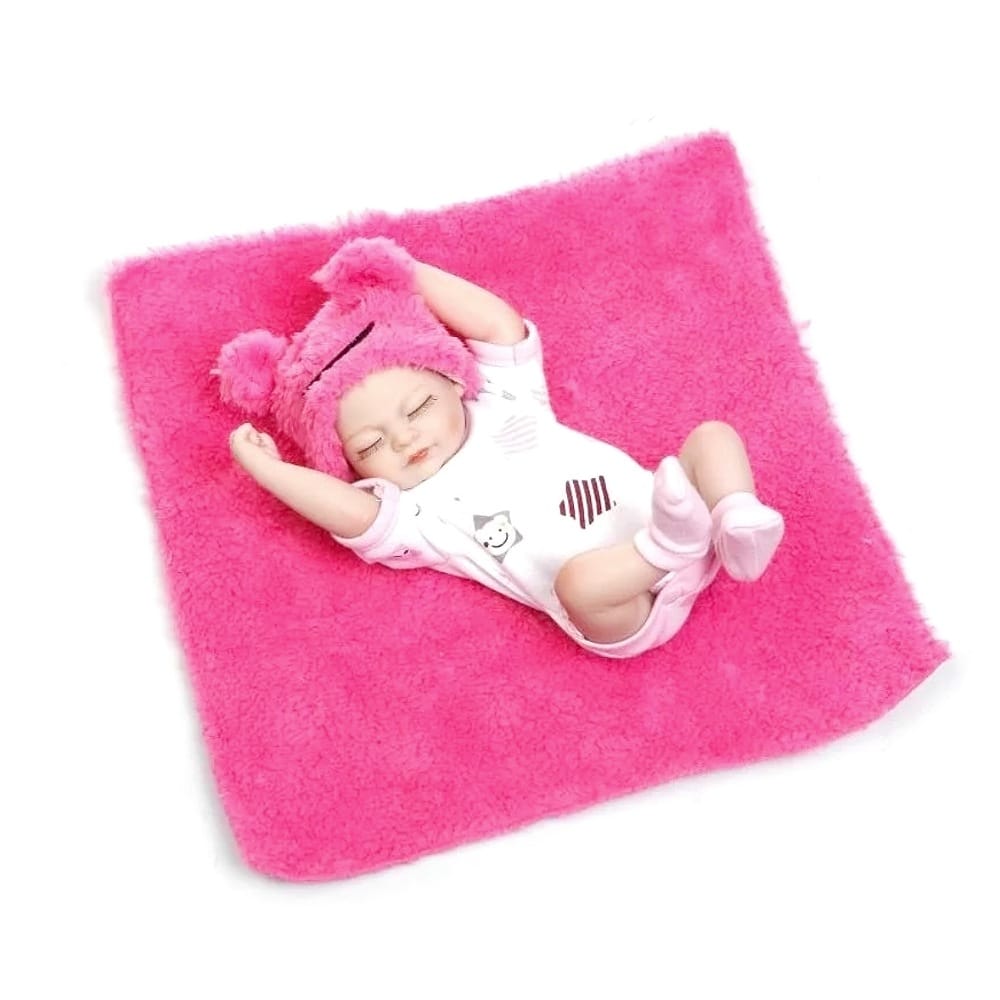 Muñeca De Bebé Reborn 25cm De Silicona Suave