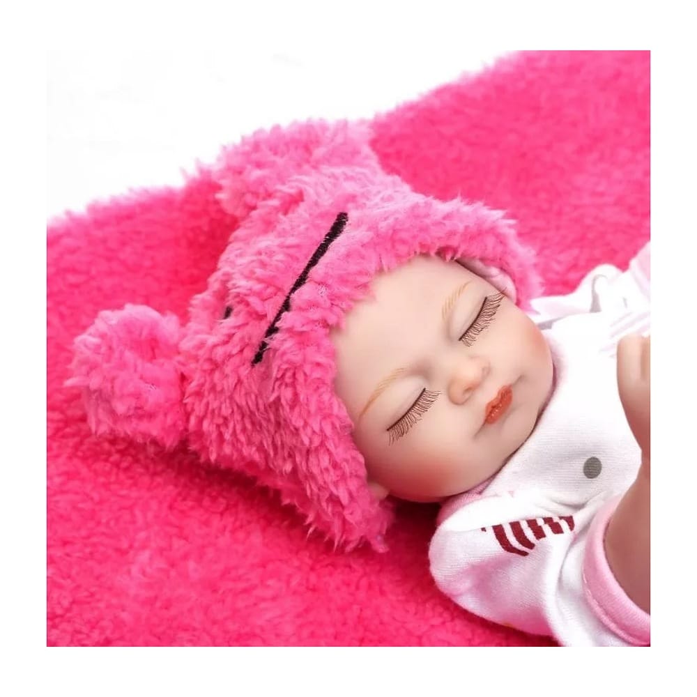 Muñeca De Bebé Reborn 25cm De Silicona Suave