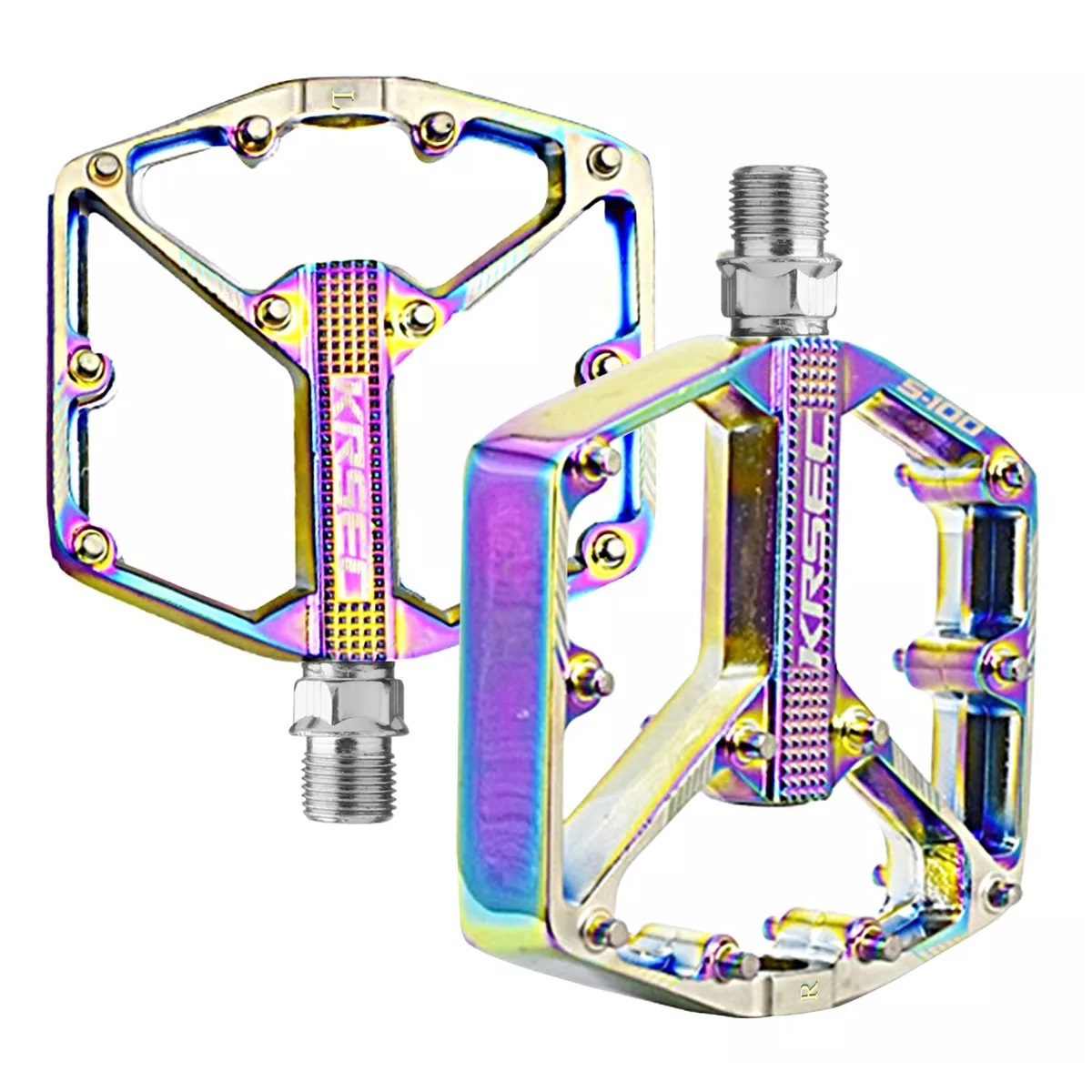 Par Pedales Para Bicicleta De Carretera/mtb De Aleación Aluminio Camaleon
