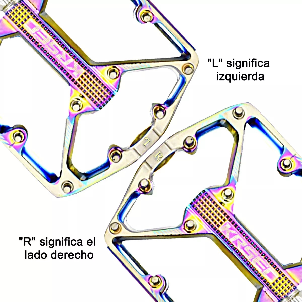 Par Pedales Para Bicicleta De Carretera/mtb De Aleación Aluminio Camaleon
