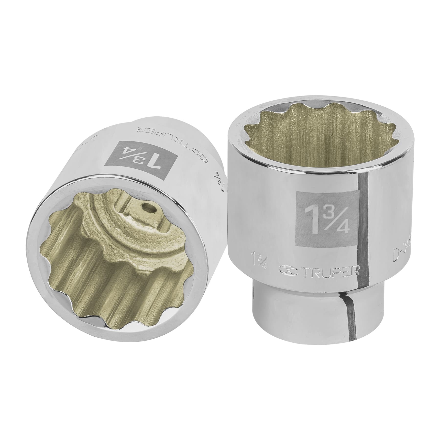 DADO DE 1-3/4", 12 PUNTAS, CUADRO 3/4", TRUPER 13866