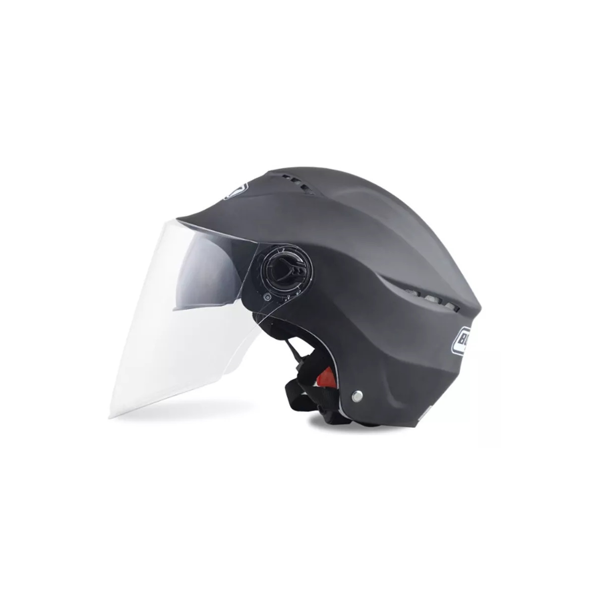 Casco De Motocicleta Eléctrica Con Protección Solar P/mujer Negro
