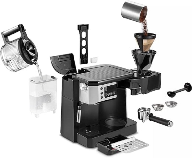 Cafetera Delonghi COM530M 2 En 1 Capuchino Americano Espresso