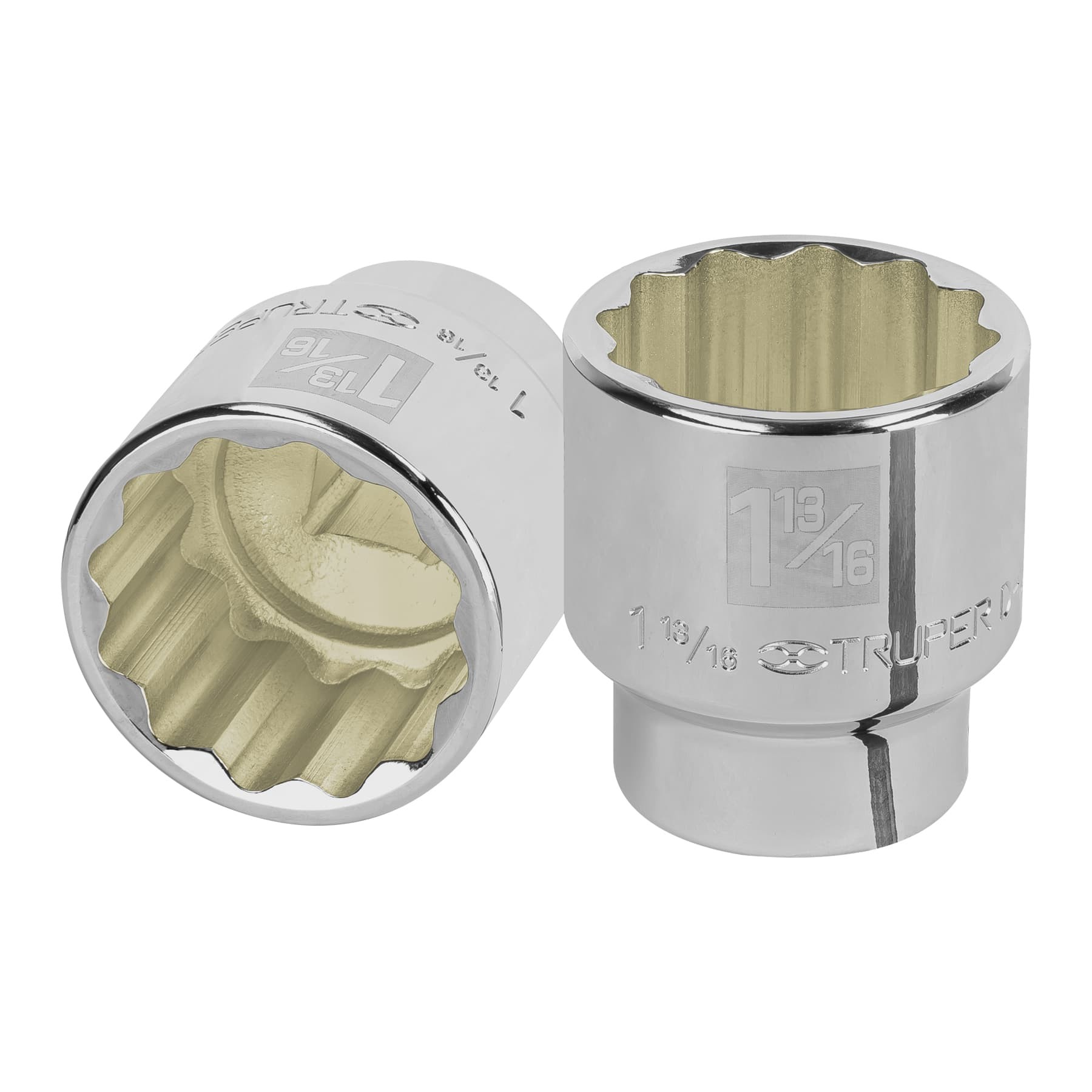 DADO DE 1-13/16", 12 PUNTAS, CUADRO 3/4", TRUPER 13867