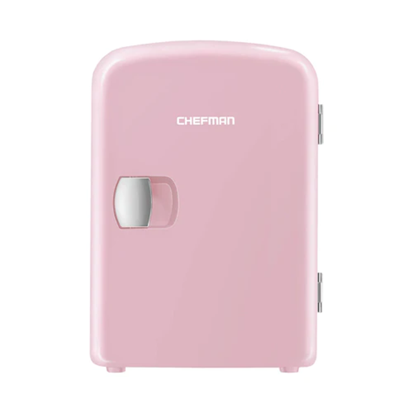 Mini Refrigerador Chefman RJ48-R 4 Litros Portatil Rosa