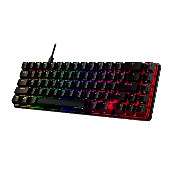 Set De Teclado Mecánico Mousepad Mouse Alámbrico Audífonos HyperX