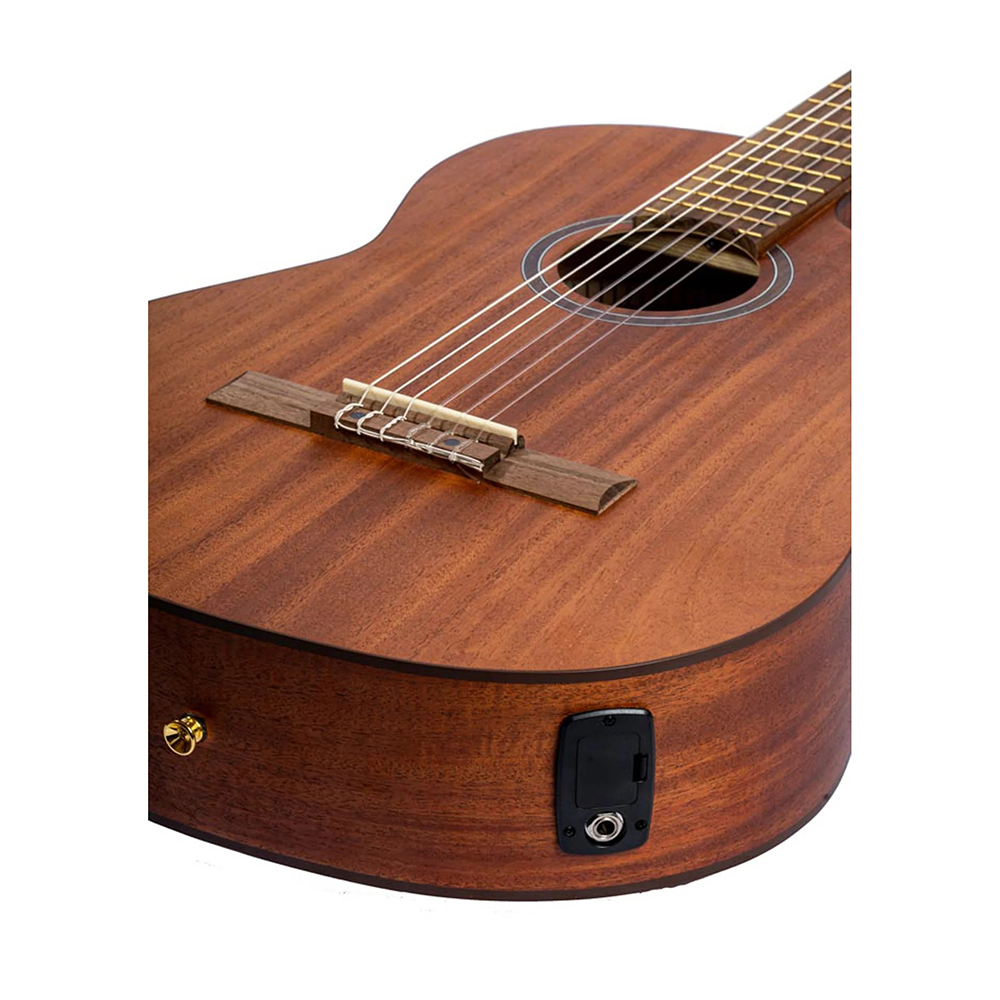 Guitarra Electroacústica Bamboo 39" Mahogany C/Funda Acolchada