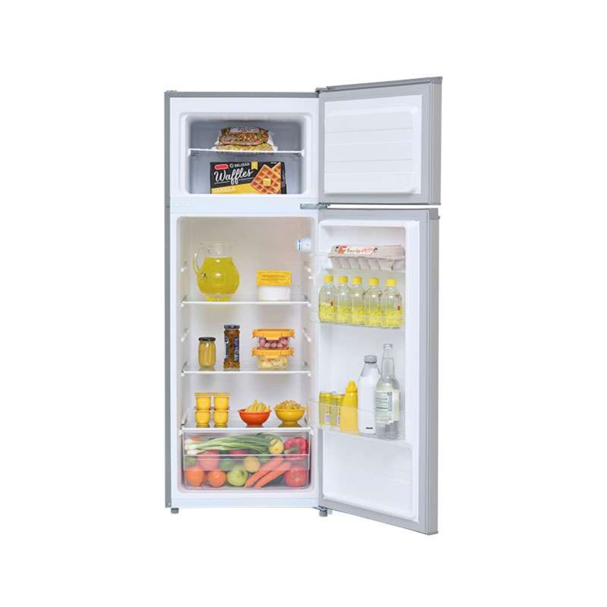 REFRIGERADOR MIDEA MDRT210CCNLS 7.3 PIES TOP MOUNT PLATA ALBY ENTREGA SÓLO VÁLIDA EN LA CIUDAD DE MÉXICO Y ZONA METROPOLITANA