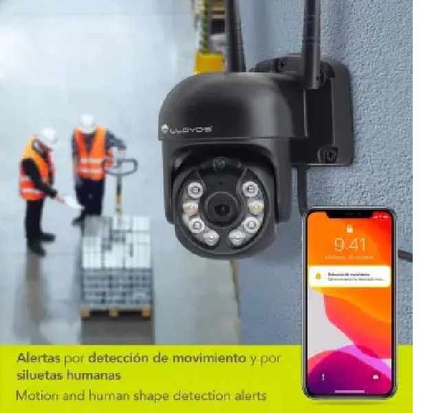 Sistema De Seguridad Lloyd's LC-1364 Inalámbrico 8 Canales + 4 Cámaras 