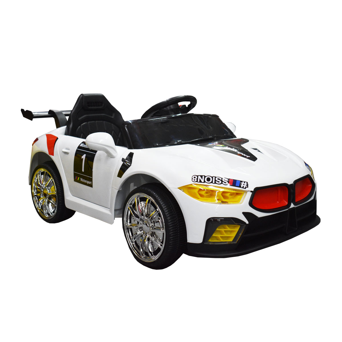 Carro Montable Electrico 6V  Tipo BMW 1600S Blanco