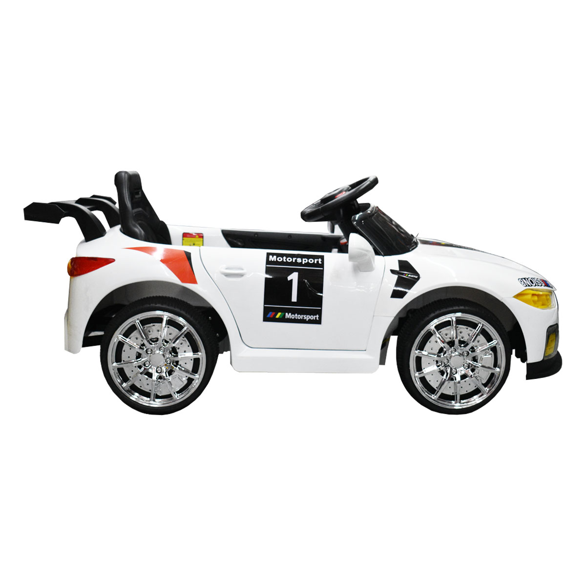 Carro Montable Electrico 6V  Tipo BMW 1600S Blanco