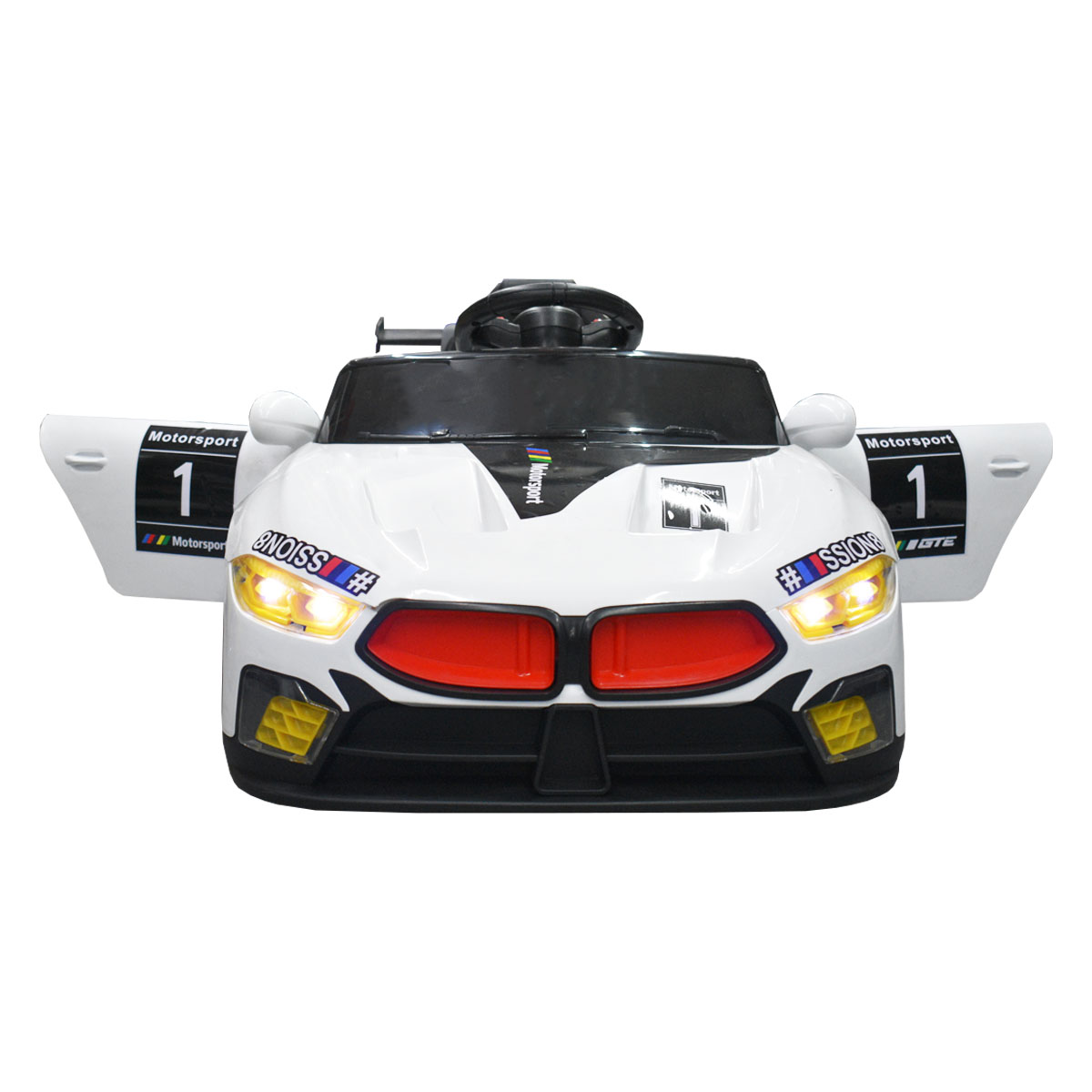 Carro Montable Electrico 6V  Tipo BMW 1600S Blanco