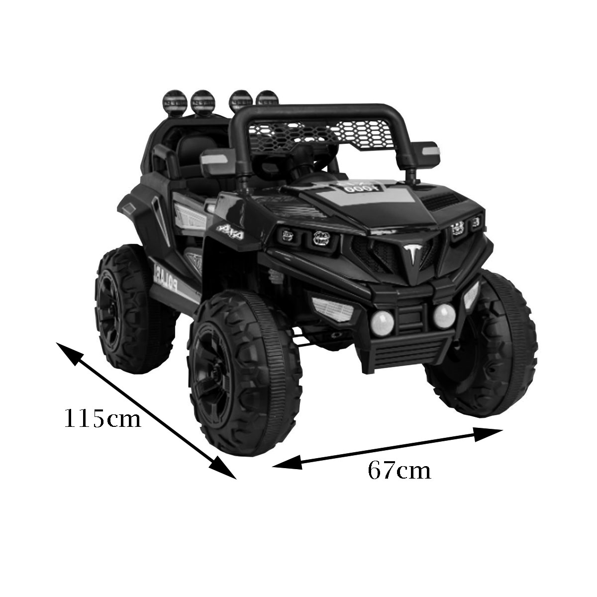 Camioneta Montable Electrico Buggy 12V 6887 Azul
