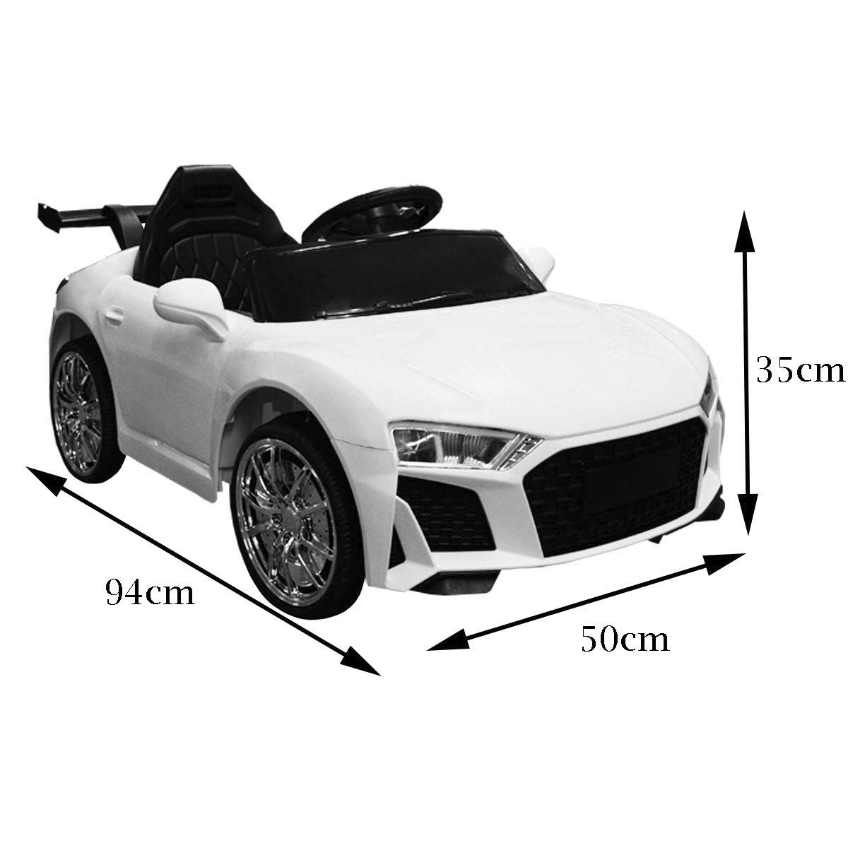 Carro Montable Electrico 6V Tipo Audi 915 Rojo