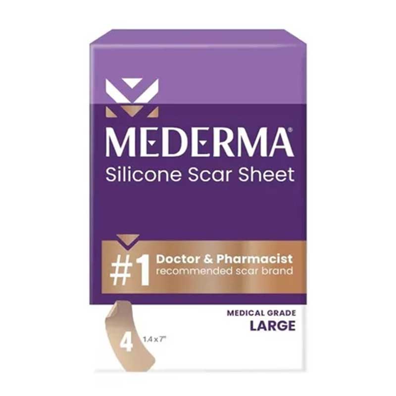 Parche Elimina Cicatrices Mederma Parche de 1.4" x 7" Cicatrización Grande 