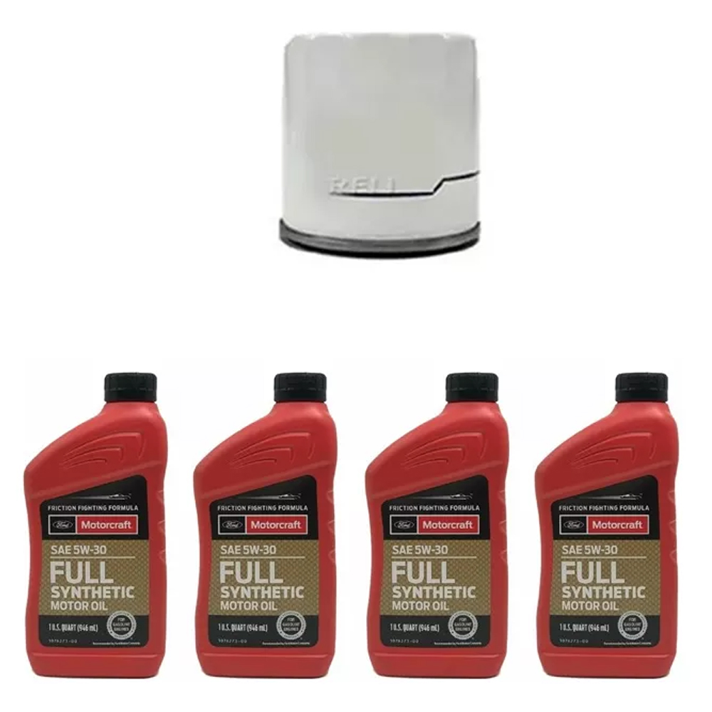 Kit Cambio Aceite Para Ford Figo 5w30 Sintetico Motorcraft D