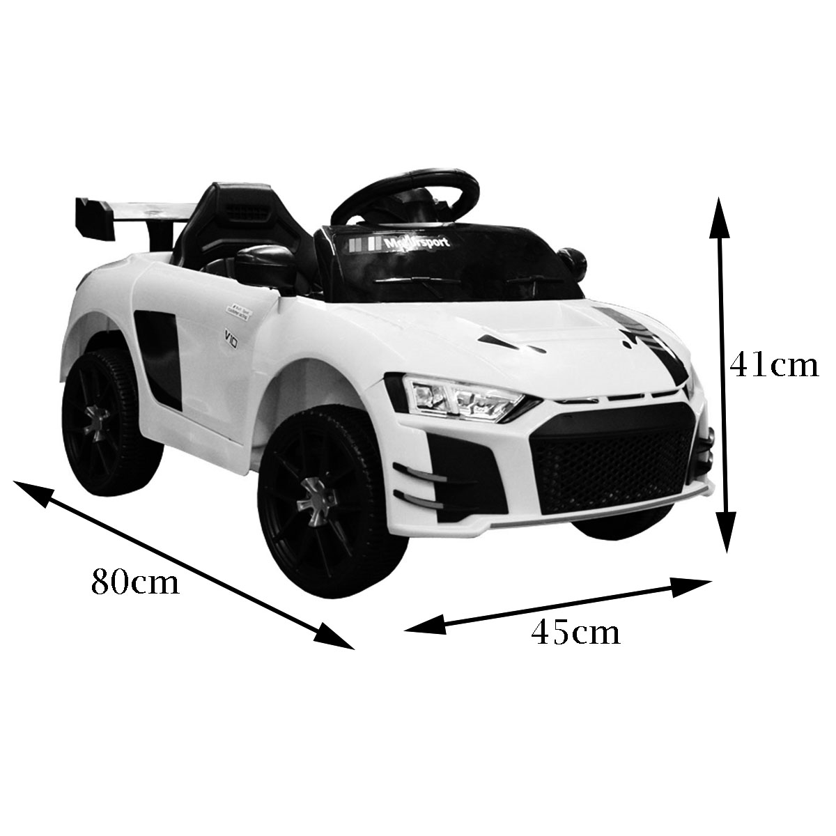 Carro Montable Electrico 6V Tipo Audi MT-915A Amarillo