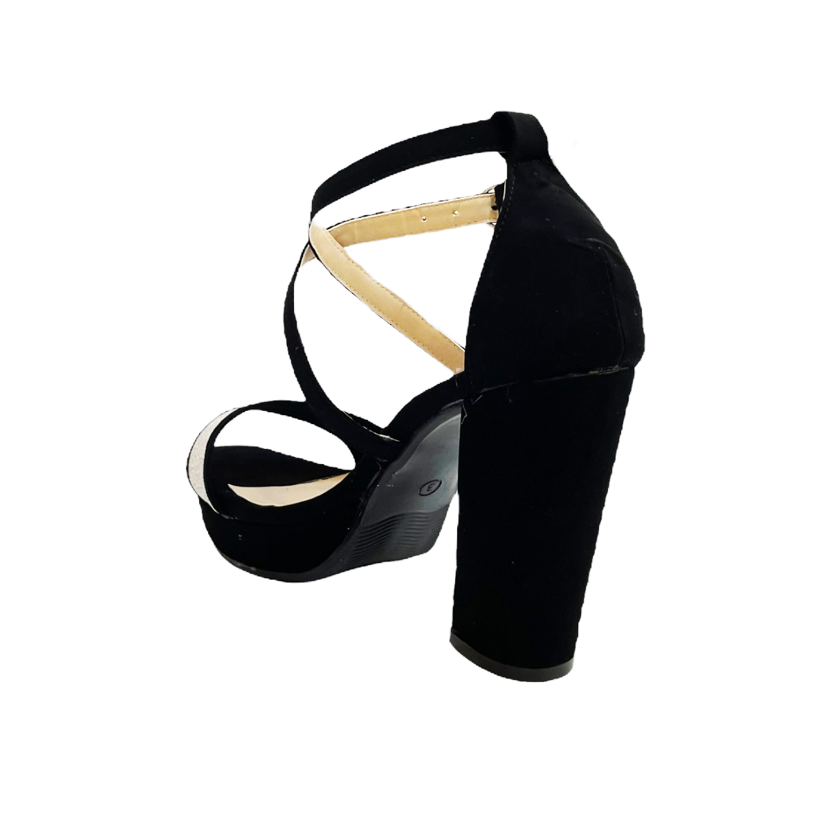 Zapatillas Negras Plataforma Fiesta Mujer Sheila 10 Cm