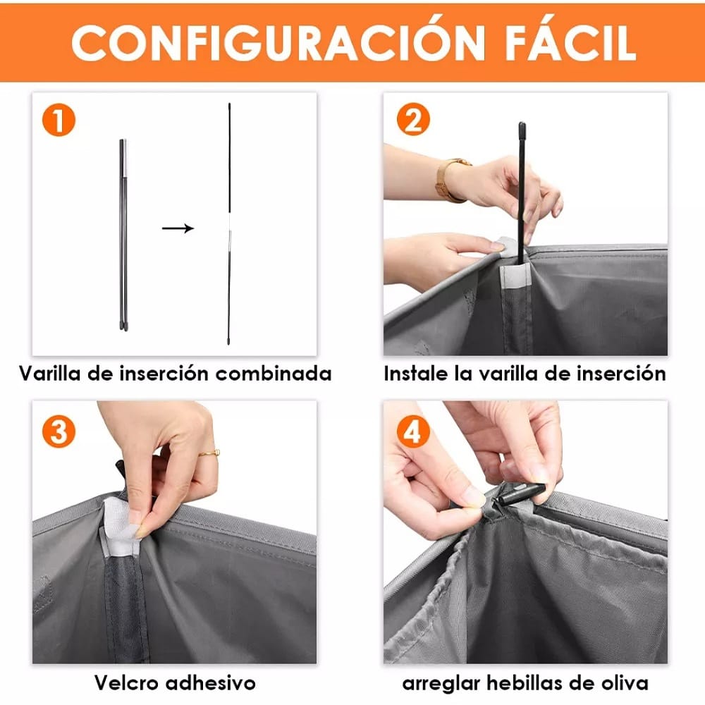 Cesta Doble para Ropa Sucia con Tapa y Bolsas de Lavandería Extraíbles