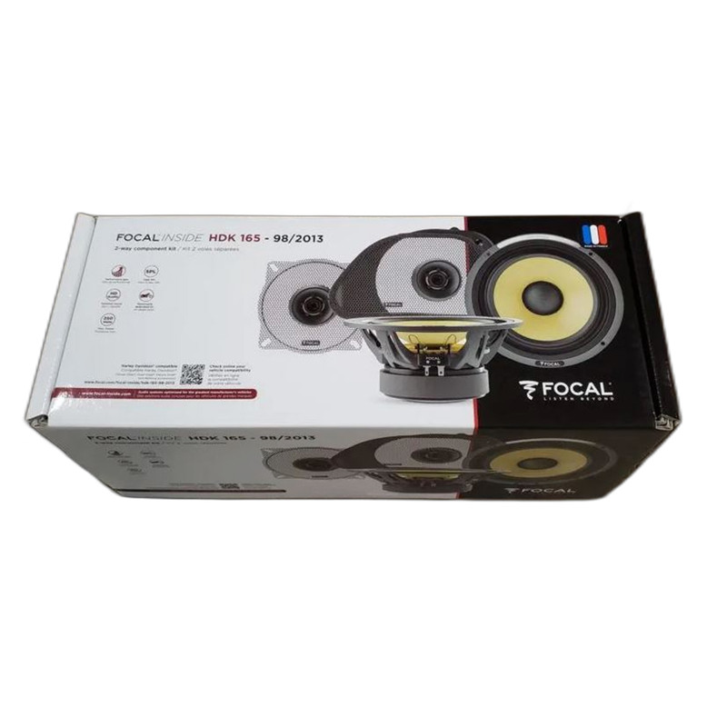 Bocinas de componentes Kevlar FOCAL HDK 165-98/2013 de 2 vías motocicletas Harley Davidson