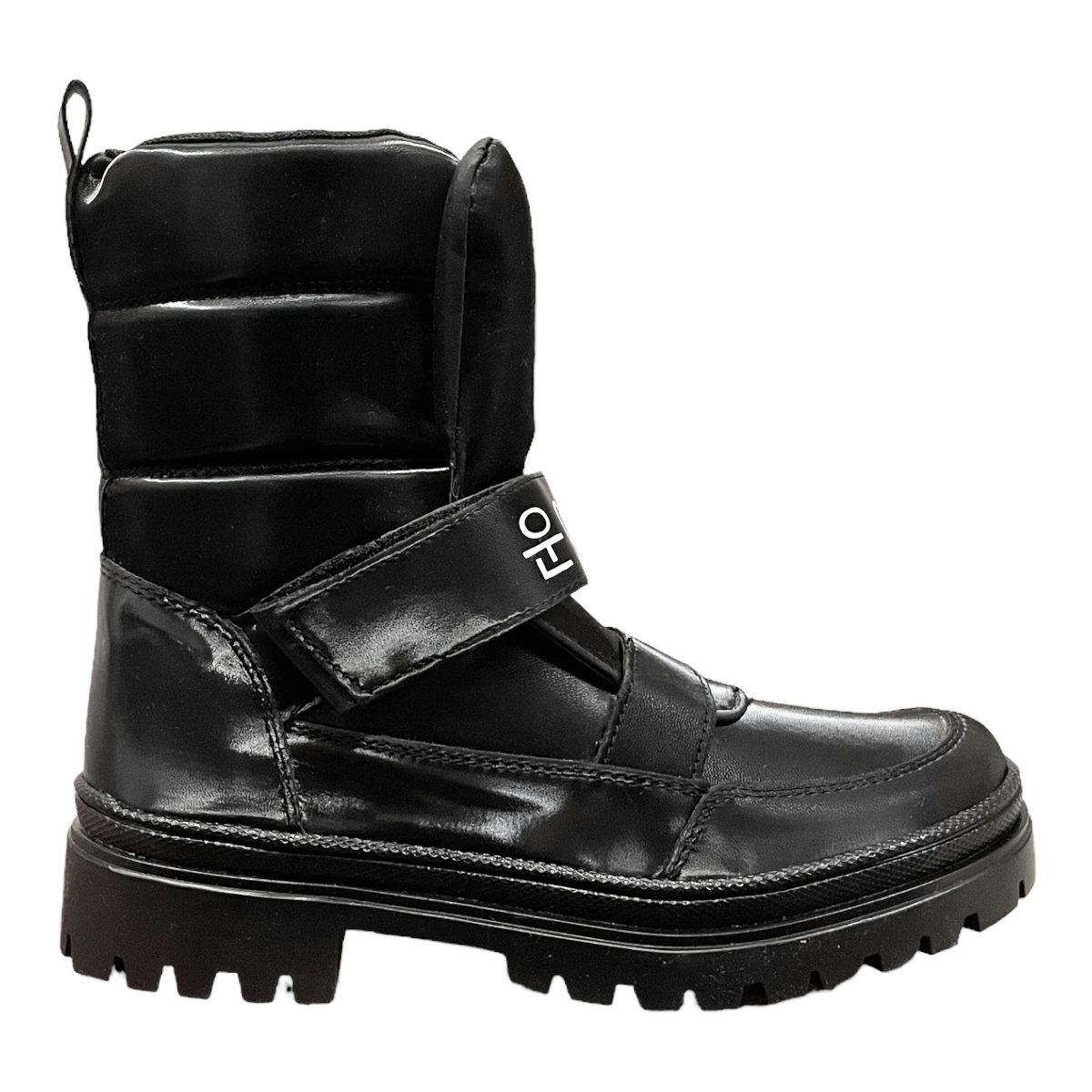 Botas Negras Niña Juvenil Blasito Capitonadas 22-25 K-Pop