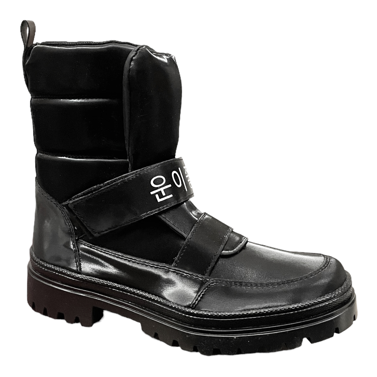 Botas Negras Niña Juvenil Blasito Capitonadas 22-25 K-Pop