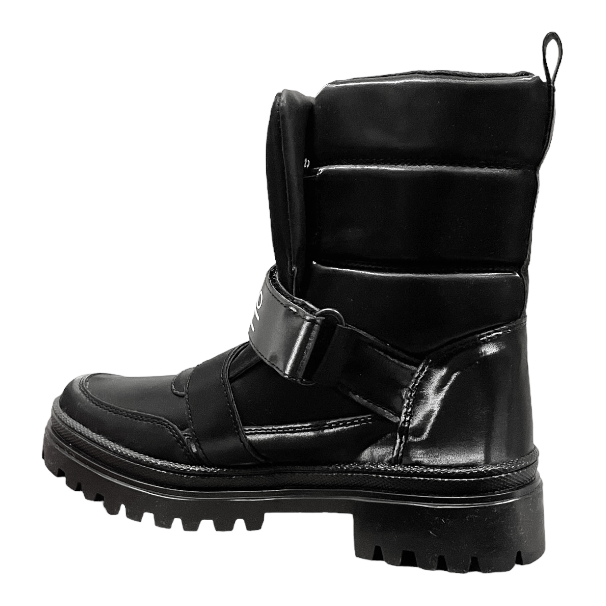 Botas Negras Niña Juvenil Blasito Capitonadas 22-25 K-Pop